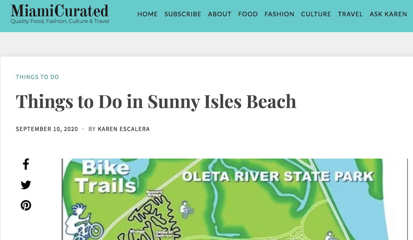 Sunny Isles Beach Featured in Miami Curated