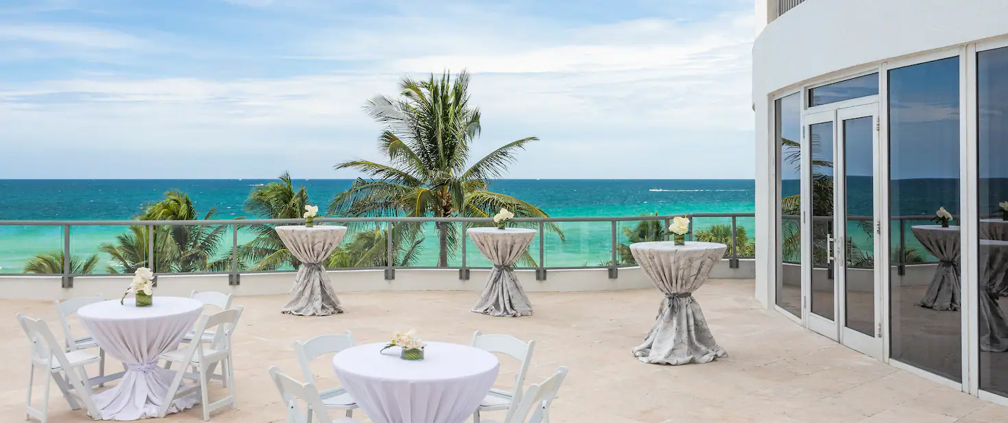 DoubleTree Resort & Spa by Hilton Hotel Ocean Point Wedding veranda
