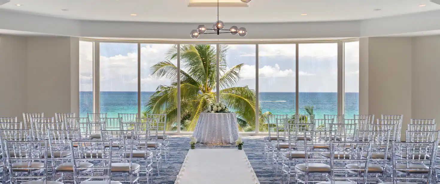 DoubleTree Resort & Spa by Hilton Hotel Ocean Point Wedding setup