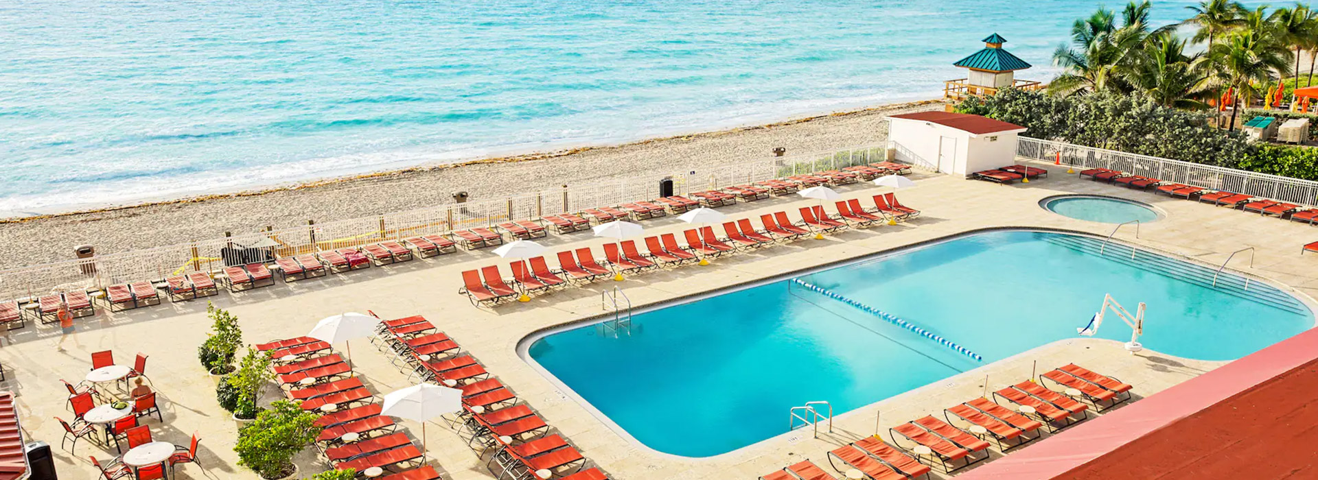 Ramada Plaza Marco Polo Beach Resort Pool & Beach View