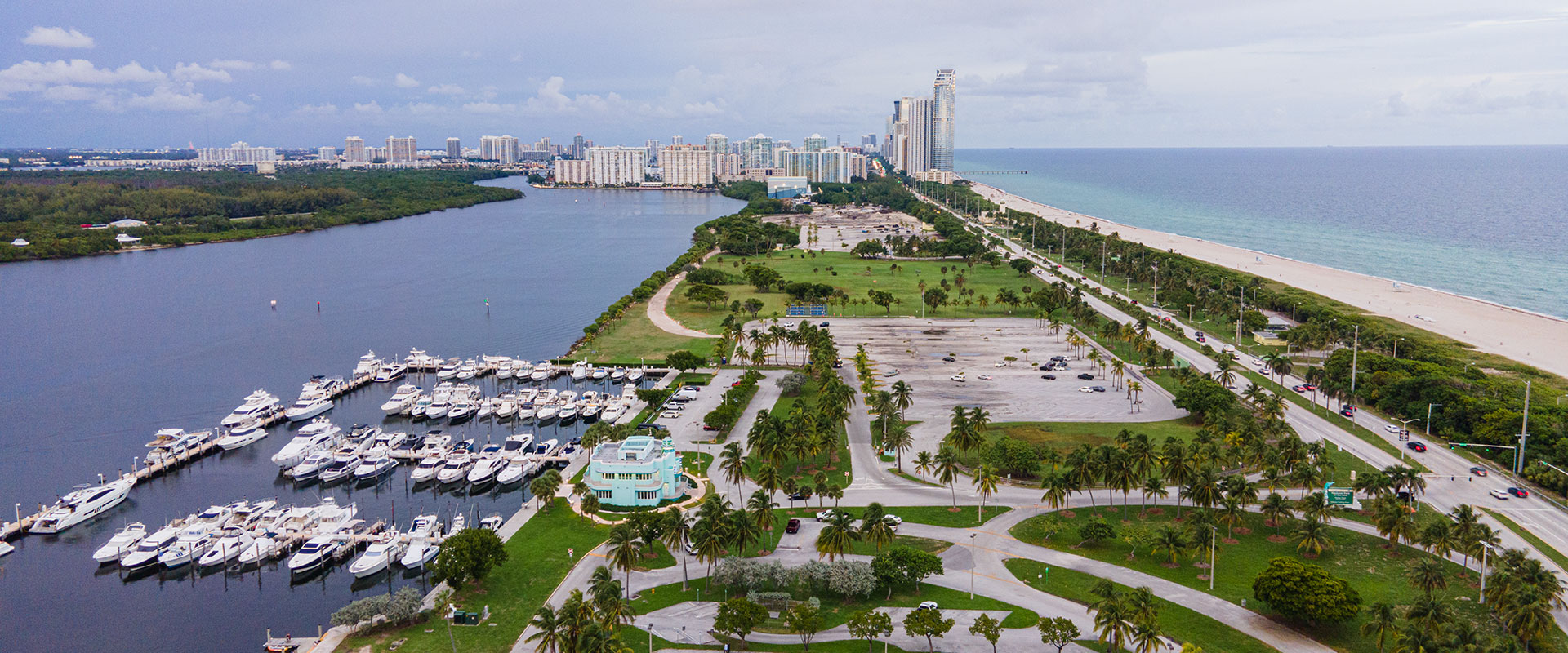 Haulover Park aerial view