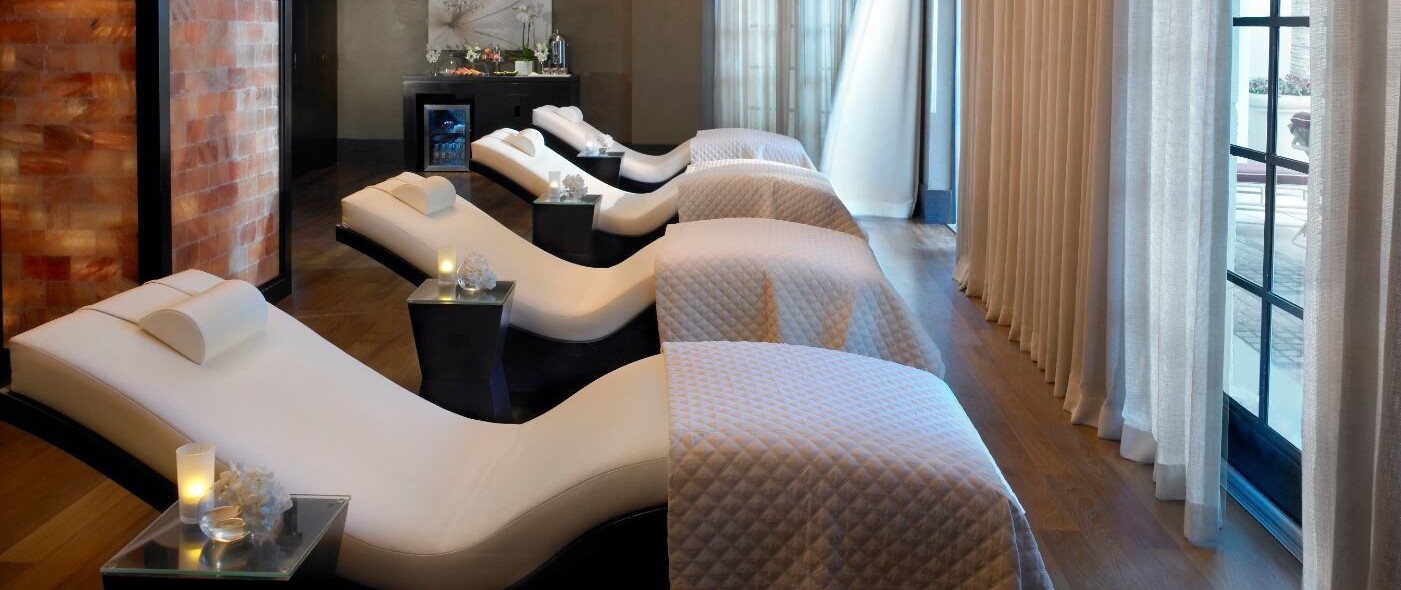 Acqualina Spa Relaxation room